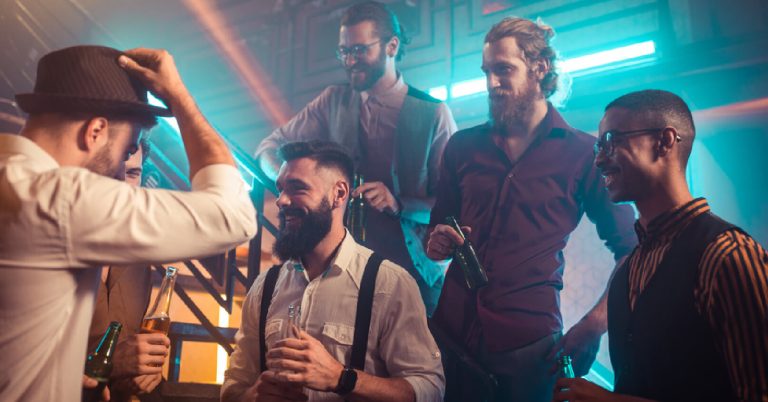 guys at a club